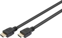 Produktbild: Digitus HDMI Anschlusskabel HDMI-A Stecker, HDMI-A Stecker 2.00 m Schwarz AK-330124-020-S 8K UHD, vergoldete Steckkontakte, Geflechtschirm
