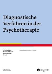 Produktbild: Diagnostische Verfahren in der Psychotherapie