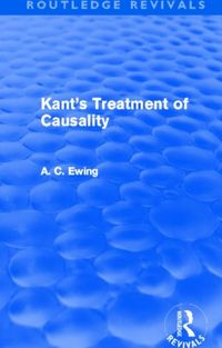 Produktbild: Ewing, A: Kant's Treatment of Causality