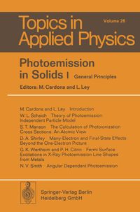 Produktbild: Photoemission in Solids I