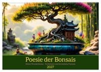 Produktbild: Poesie der Bonsais (Wandkalender 2027 DIN A2 quer), CALVENDO Monatskalender