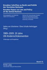 Produktbild: 1989-2009: 20 Jahre UN-Kinderrechtskonvention