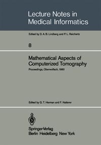 Produktbild: Mathematical Aspects of Computerized Tomography