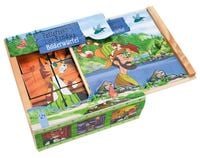 Produktbild: Tr&ouml;tsch Pettersson und Findus Bilderw&uuml;rfel Holz