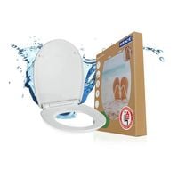 Produktbild: WC-Sitz Mod. Bautole, Toilettensitz mit Absenkautomatik und Relief-Druck