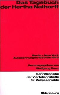 Produktbild: Das Tagebuch der Hertha Nathorff