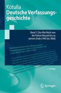 Produktbild: Deutsche Verfassungsgeschichte