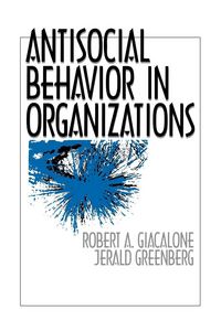 Produktbild: Antisocial Behavior in Organizations