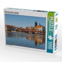 Produktbild: CALVENDO Puzzle Blick &uuml;ber die Elbe auf Mei&szlig;en | 1000 Teile Lege-Gr&ouml;&szlig;e 64x48cm Foto-Puzzle f&uuml;r gl&uuml;ckliche Stunden