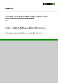 Produktbild: Kultur- und Wirtschaftsraum Baden-W&uuml;rttemberg