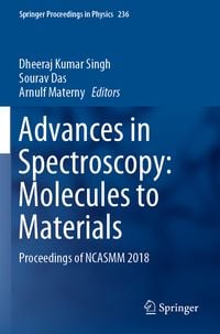 Produktbild: Advances in Spectroscopy: Molecules to Materials