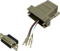 Bild vom Artikel BKL Electronic 10121112 Adapter D-SUB-Buchse 15pol. - RJ12-Buchse 1 St. Single vom Autor 