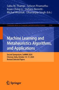 Produktbild: Machine Learning and Metaheuristics Algorithms, and Applications