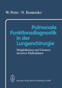 Produktbild: Pulmonale Funktionsdiagnostik in der Lungenchirurgie