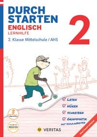 Produktbild: Durchstarten Englisch 2. Klasse Mittelschule/AHS Lernhilfe (mit Audio-CD)