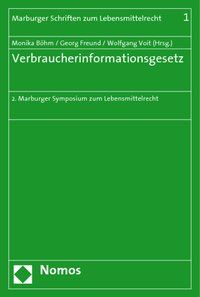 Produktbild: Verbraucherinformationsgesetz