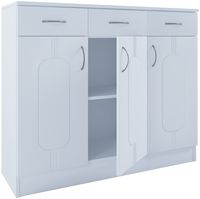 Produktbild: Holz Kommode Sideboard Anrichte Balia 3 Dreht&uuml;ren