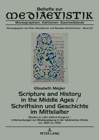 Produktbild: Scripture and History in the Middle Ages / Schriftsinn und Geschichte im Mittelalter