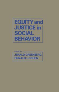 Produktbild: Equity and Justice in Social Behavior