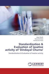 Produktbild: Modh, J: Standardization & Evaluation of laxative activity o
