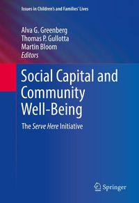 Produktbild: Social Capital and Community Well-Being