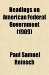Produktbild: Readings on American Federal Government
