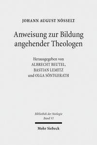 Produktbild: Anweisung zur Bildung angehender Theologen