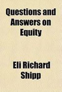Produktbild: Questions and Answers on Equity