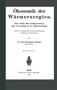 Produktbild: &Ouml;konomik der W&auml;rmeenergien