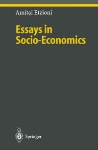Bild vom Artikel Essays in Socio-Economics vom Autor Amitai Etzioni