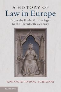 Produktbild: History of Law in Europe