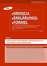 Produktbild: Die Mensch-Erkl&auml;rungsformel (Teil 5)
