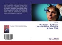 Produktbild: Oxadiazole - Synthesis, Characterization, Biological Activity, QSAR