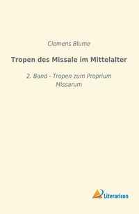 Produktbild: Tropen des Missale im Mittelalter