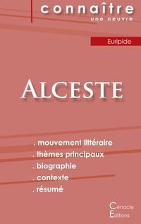 Produktbild: Fiche de lecture Alceste de Euripide (Analyse litt&eacute;raire de r&eacute;f&eacute;rence et r&eacute;sum&eacute; complet)