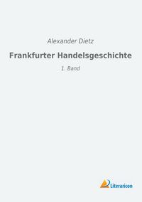Produktbild: Frankfurter Handelsgeschichte