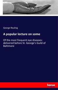 Produktbild: A popular lecture on some
