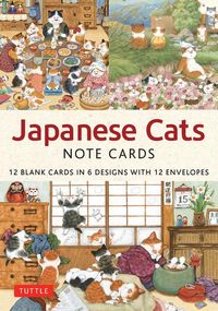 Produktbild: Japanese Cats - 12 Blank Note Cards