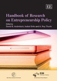 Produktbild: Handbook of Research on Entrepreneurship Policy