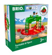 BRIO - Lok-Drehscheibe mit Kontrollbrücke