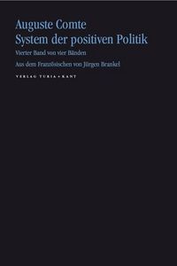 Produktbild: Comte, A: System der positiven Politik 1-4