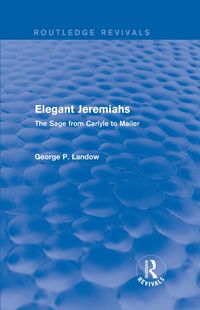 Produktbild: Elegant Jeremiahs (Routledge Revivals)