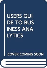 Produktbild: Basu, a: Users Guide To Business Analytics