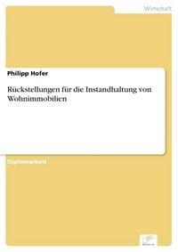 Produktbild: R&uuml;ckstellungen f&uuml;r die Instandhaltung von Wohnimmobilien