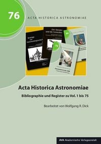 Produktbild: Acta Historica Astronomiae