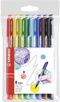 Produktbild: STABILO Filzschreiber - pointMax - 8er Pack - mit 8 verschiedenen Farben