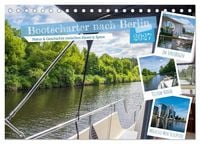 Produktbild: Bootscharter nach Berlin (Tischkalender 2027 DIN A5 quer), CALVENDO Monatskalender