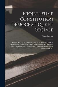 Produktbild: Projet D'Une Constitution D&eacute;mocratique Et Sociale