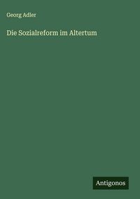 Produktbild: Die Sozialreform im Altertum