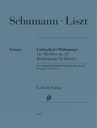 Produktbild: Franz Liszt - Liebeslied (Widmung) aus Myrthen op. 25